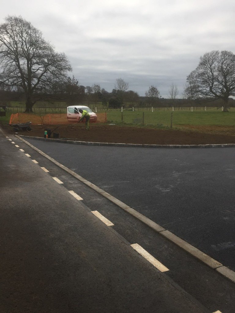 Utilities and civils works on site